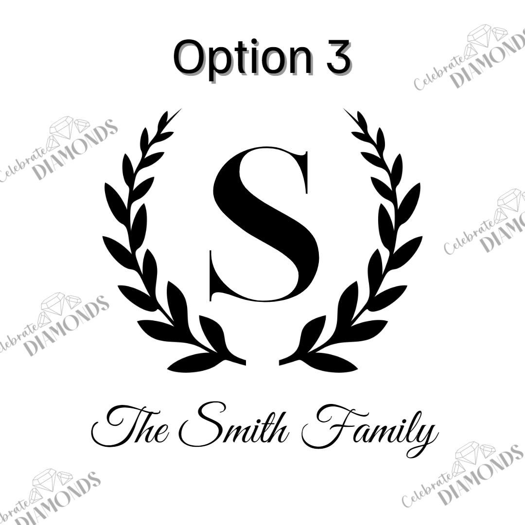 Engraved Acacia Coasters featuring Family Name
