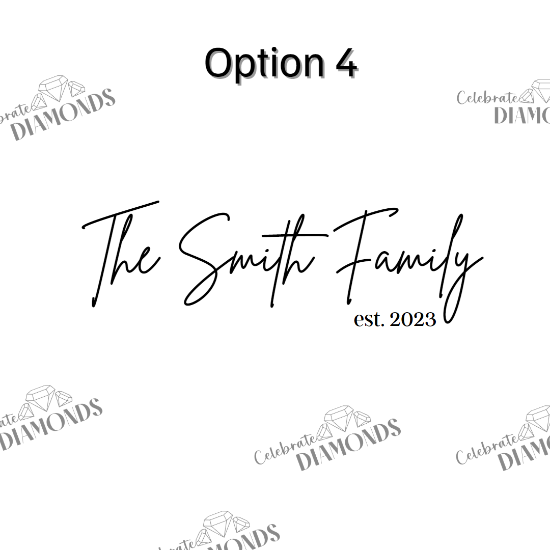 Engraved 10" Acacia Serving Board featuring Family Name